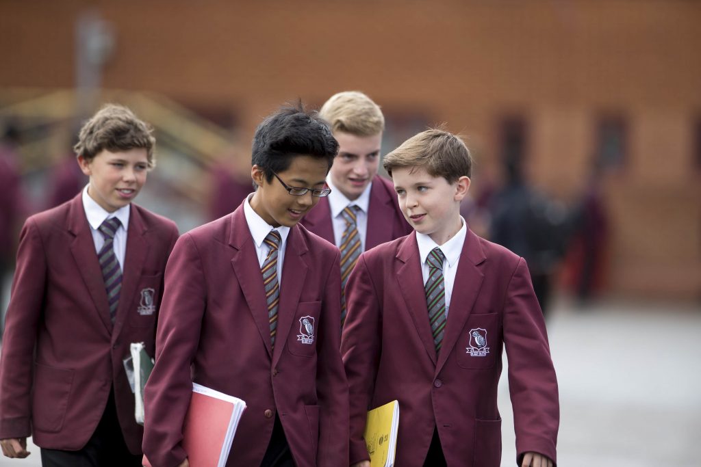 School pupils, Prenton 