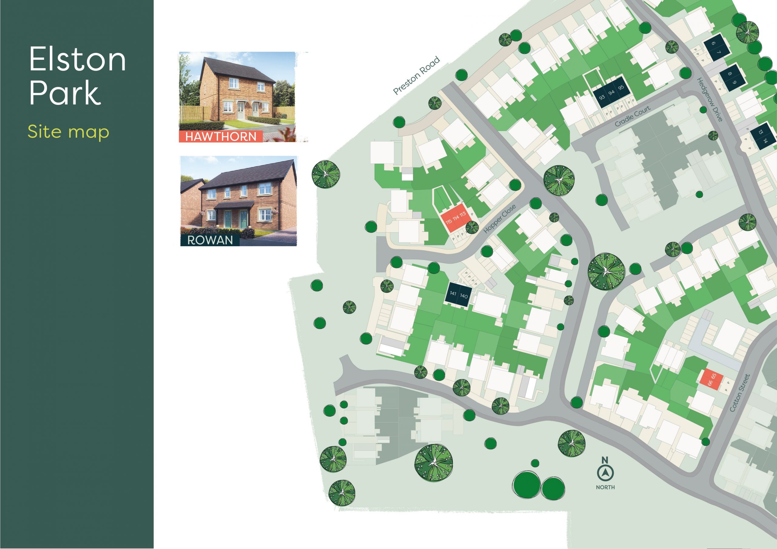 Development siteplan - Contact Onward for an accessible alternative