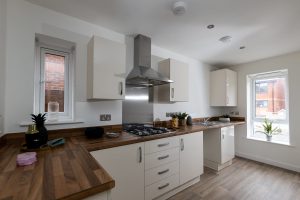 Kitchen at Cedar home at Sycamore Gardens