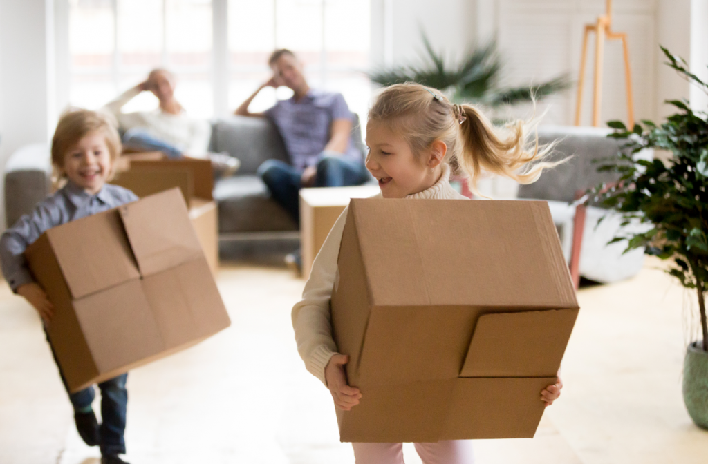 Moving home with kids 