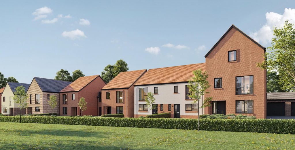 A street view of Signaller's Croft in Basford, Crewe.