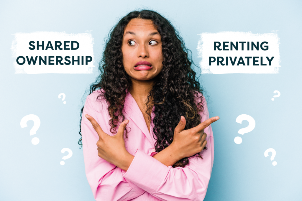 shared ownership vs renting privately