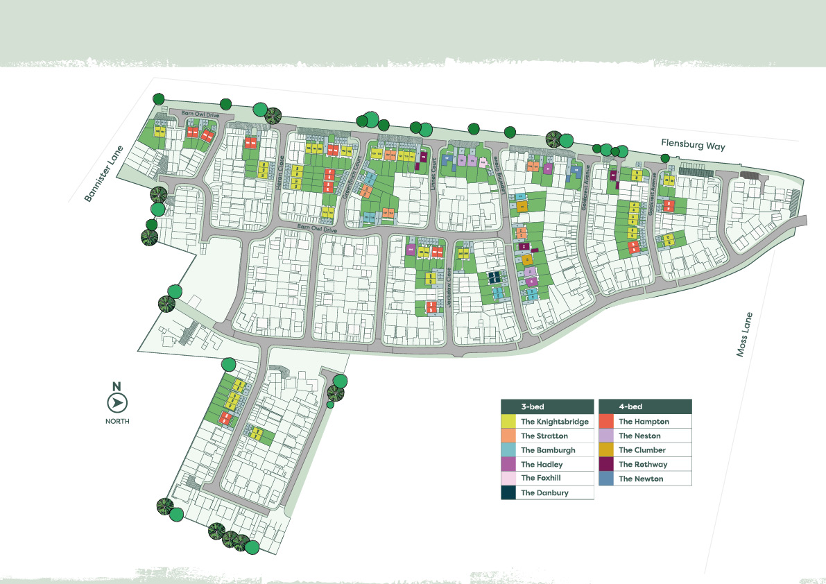 Development siteplan - Contact Onward for an accessible alternative