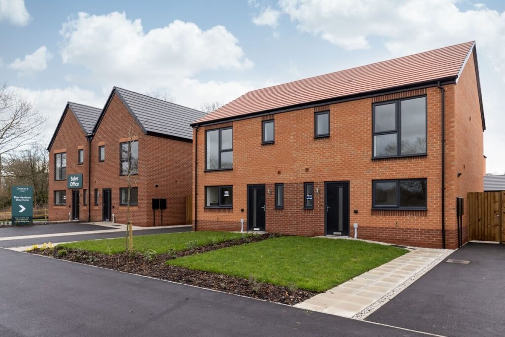 Show home and sales suite at Signaller's Croft in Crewe