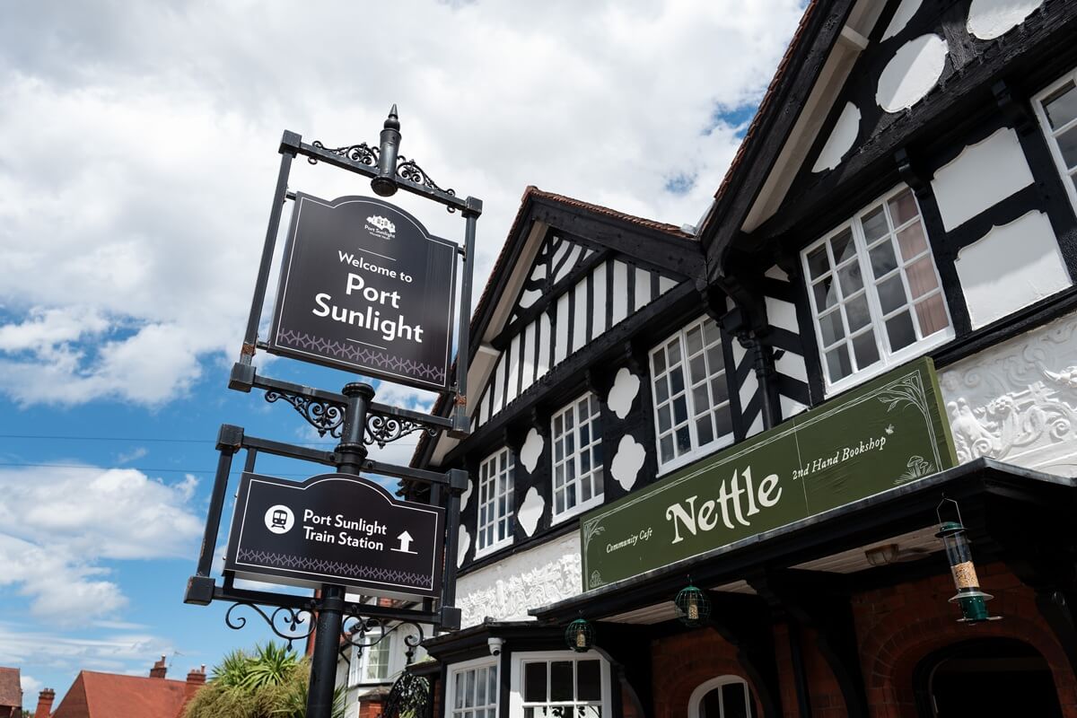 Nettle Cafe in Port Sunlight village, Wirral